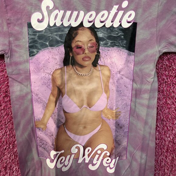 Saweetie Icy Wifey tiedye size small - Picture 2 of 4